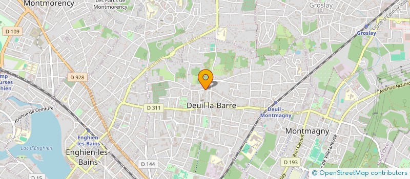 localisation de l'entreprise CREATIVE NOUVELLE GENERATION  DEUIL LA BARRE