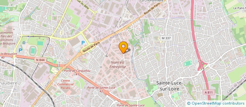 localisation de l'entreprise CREATIVE OPTIM'HOME à NANTES