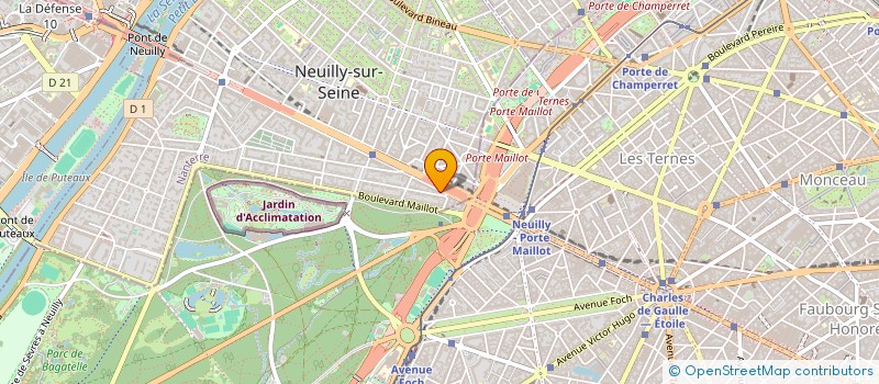 localisation de l'entreprise CREATIVE PACKAGING COMMUNICATION à NEUILLY-SUR-SEINE
