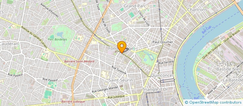 localisation de l'entreprise CREATIVE PEOPLE BORDEAUX  BORDEAUX