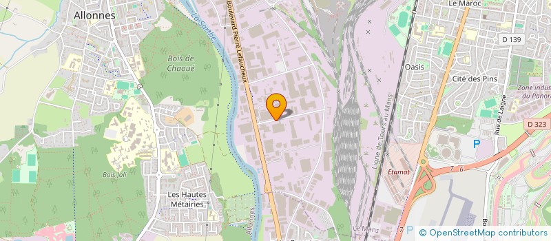 localisation de l'entreprise CREATIVE SHOW INDUSTRY à LE MANS