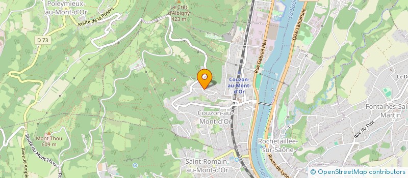 localisation de l'entreprise CREATIVE SOURCING  COUZON-AU-MONT-D'OR