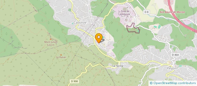 localisation de l'entreprise CREATIVE VIDEO PRODUCTION V  PEYPIN