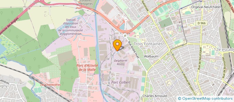 localisation de l'entreprise CREATIVE WALL  REIMS