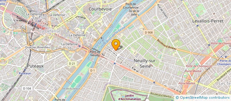 localisation de l'entreprise CREATIVEART à NEUILLY-SUR-SEINE