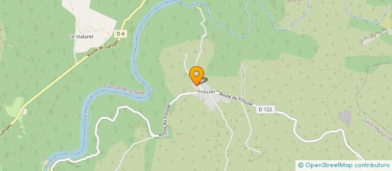 localisation de l'entreprise CREATIVEMENT-VOTRE !  SAINT-MARTIN-DE-LONDRES