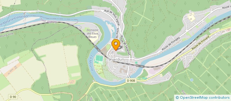 localisation de l'entreprise CREATIVES  LIVERDUN