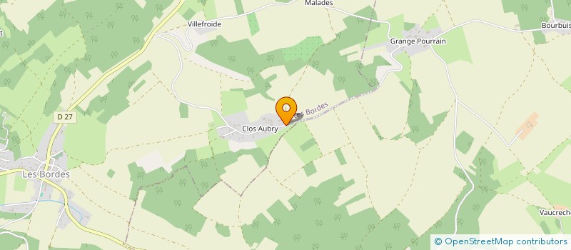 localisation de l'entreprise CREATIVES à LES BORDES