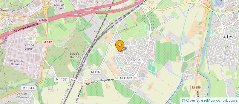 localisation de l'entreprise CREATIVESAGAS à LATTES