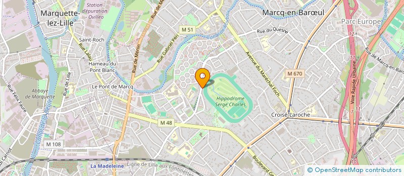 localisation de l'entreprise CREATIVIMMO à MARCQ-EN-BARŒUL