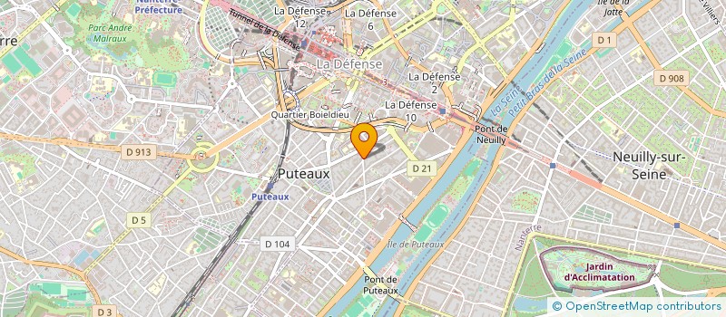 localisation de l'entreprise CREATIVSUPPORT  PUTEAUX