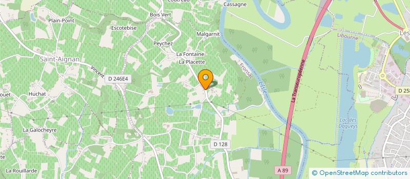 localisation de l'entreprise CREATIVUP  LANGON