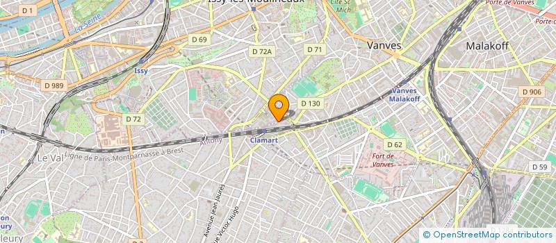 localisation de l'entreprise CREATIVZ à VANVES