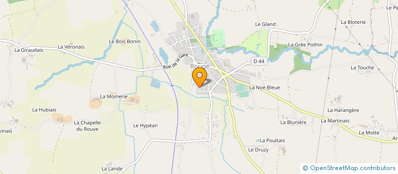localisation de l'entreprise CREATM à ROUGE