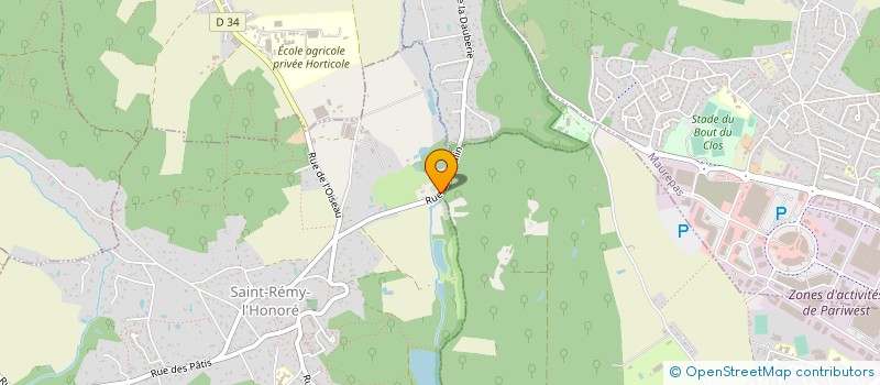 localisation de l'entreprise CREATONO  SAINT-REMY-L'HONORE