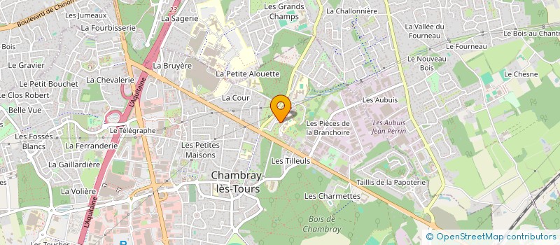 localisation de l'entreprise CREATOR'SL CLUB  CHAMBRAY-LES-TOURS