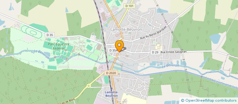 localisation de l'entreprise CREATORS STUDIO  LAMOTTE-BEUVRON