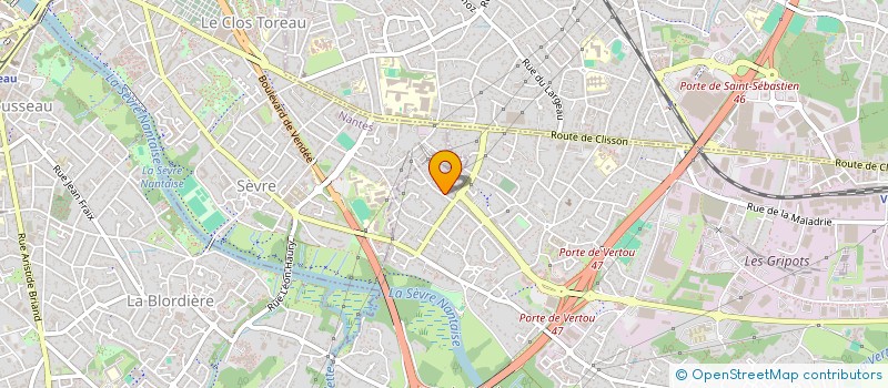 localisation de l'entreprise CREATORZ  VERTOU