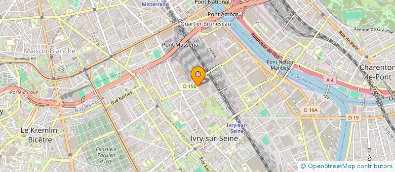 localisation de l'entreprise CREATRI21  IVRY-SUR-SEINE