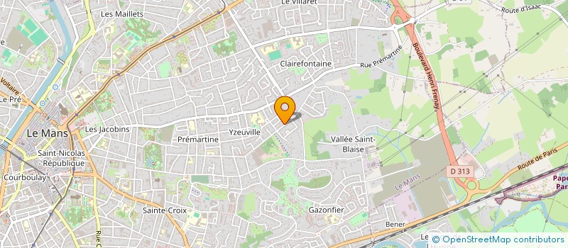 localisation de l'entreprise CREATTITUDES à LE MANS