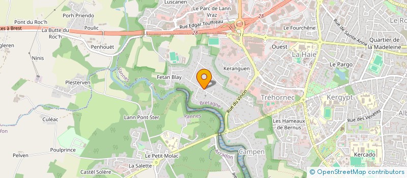 localisation de l'entreprise CREAVALLON  VANNES