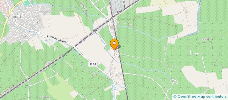 localisation de l'entreprise CREAVAUNAGE  MILHAUD