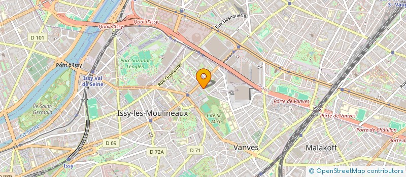 localisation de l'entreprise CREAVIBES à ISSY-LES-MOULINEAUX