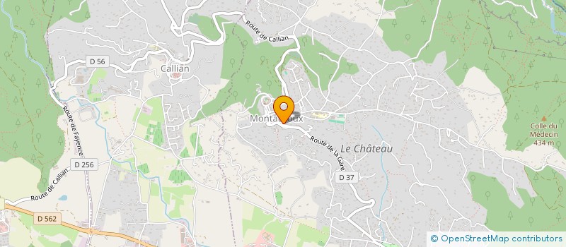 localisation de l'entreprise CREAVIE SCHOOL  MONTAUROUX