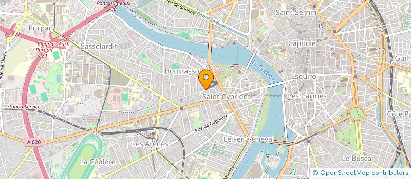 localisation de l'entreprise CREAVISION à TOULOUSE