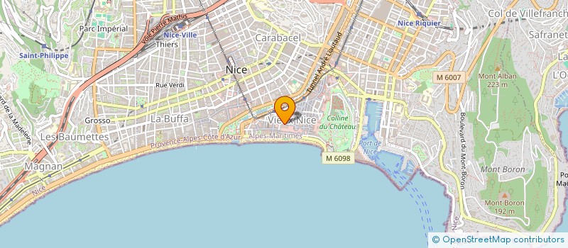 localisation de l'entreprise CREAVOCATS  NICE