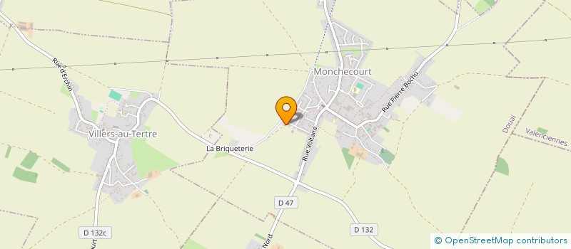 localisation de l'entreprise CREAVOL à MONCHECOURT