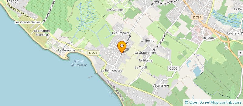 localisation de l'entreprise CREAZY JET  DOLUS-D'OLERON