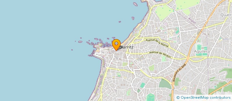 localisation de l'entreprise CREBESSA à BIARRITZ