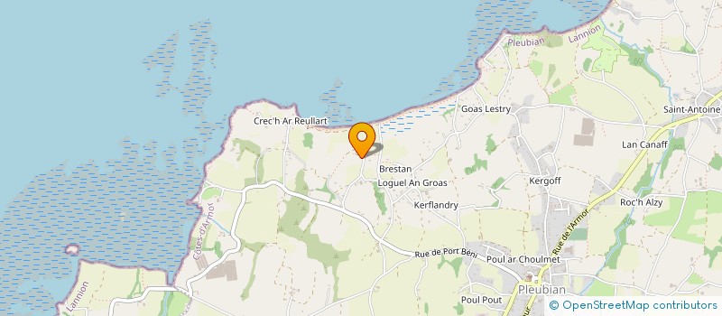 localisation de l'entreprise CREC'H AR FUR  PLEUBIAN