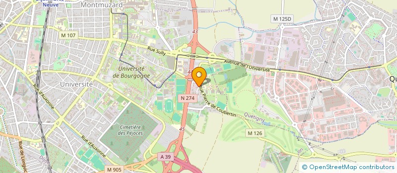 localisation de l'entreprise CRECH'CHOUETTE à DIJON