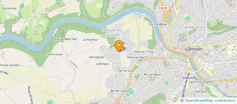 localisation de l'entreprise CRECH OLEN  PLOULEC'H