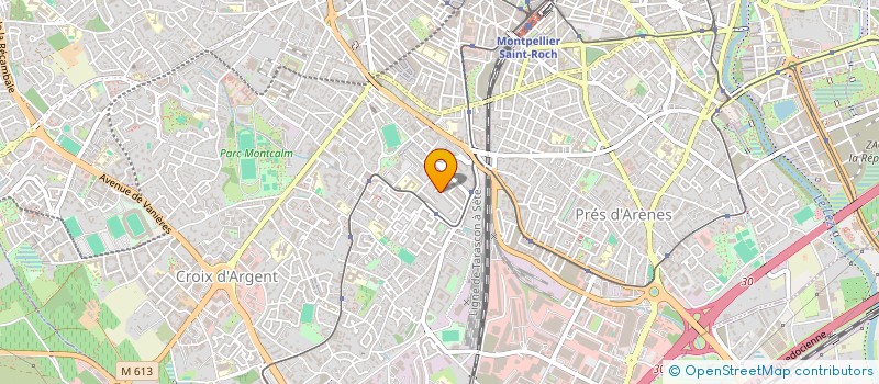 localisation de l'entreprise CRECHADOM SERVICES à MONTPELLIER