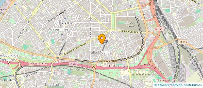 localisation de l'entreprise CRECHAPPY IMMO à LILLE