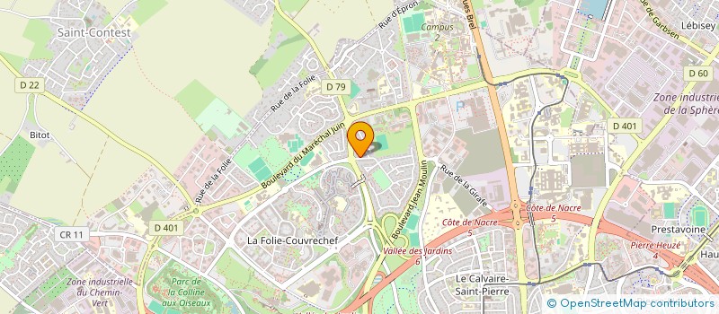 localisation de l'entreprise CRECHE à CAEN