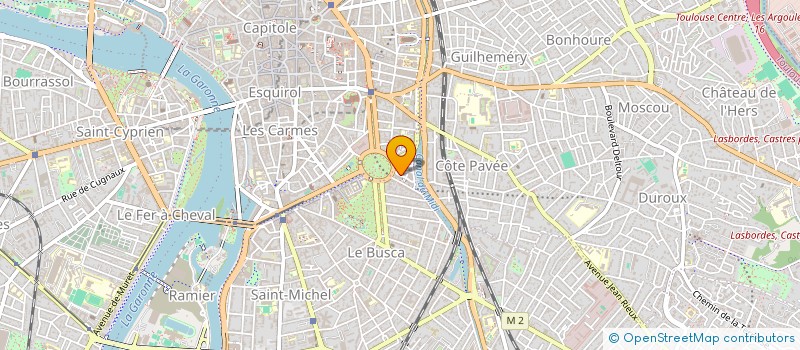 localisation de l'entreprise CRECHE ACCUEIL DU GRAND ROND à TOULOUSE