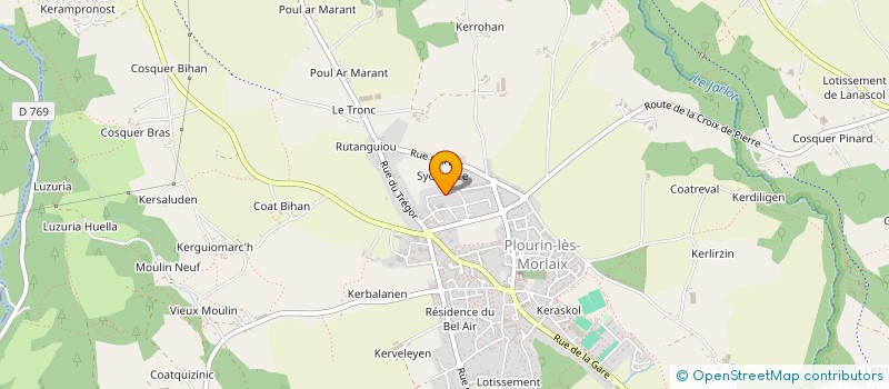 localisation de l'entreprise CRECHE ASSOCIATIVE à PLOURIN-LES-MORLAIX