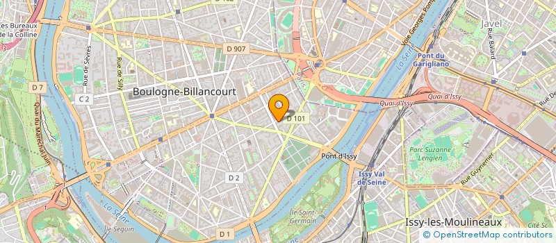 localisation de l'entreprise CRECHE ATTITUDE BUGALIGOU à BOULOGNE-BILLANCOURT