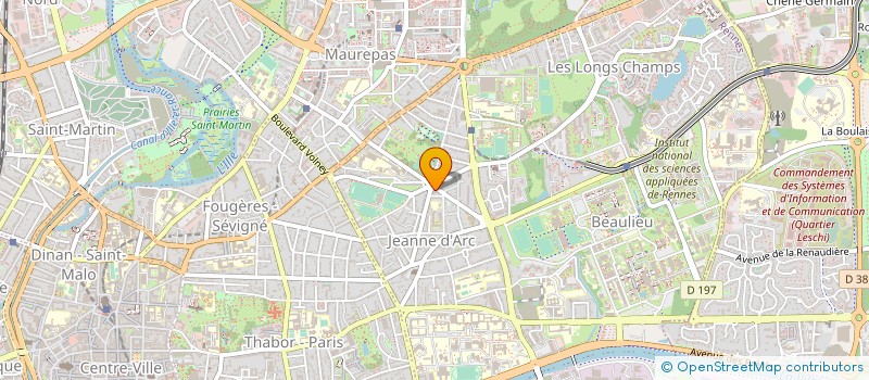 localisation de l'entreprise CRECHE CANNELLE à RENNES