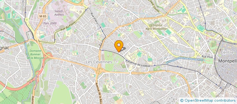 localisation de l'entreprise CRECHE COLLECTIVE LA COCCINELLE à MONTPELLIER