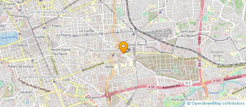 localisation de l'entreprise CRECHE DE L'INTERNAT TIMONE  MARSEILLE