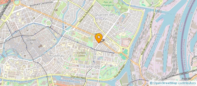 localisation de l'entreprise CRECHE DE L'OBSERVATOIRE à STRASBOURG