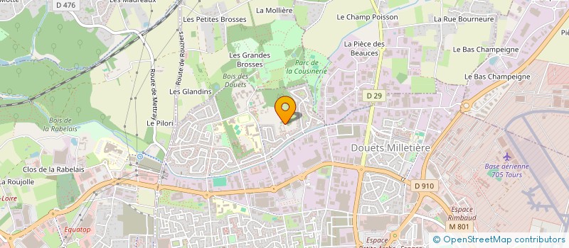 localisation de l'entreprise CRECHE DES DOUETS à TOURS
