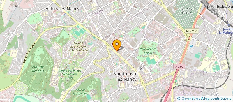 localisation de l'entreprise CRECHE DU TECHNOPOLE  VANDUVRE-LES-NANCY