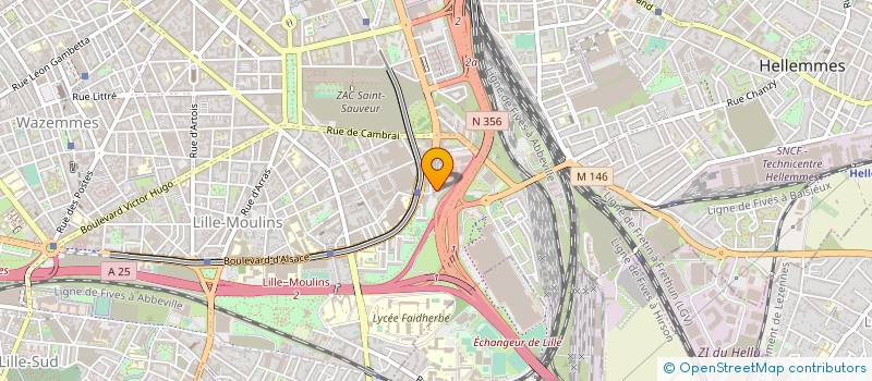 localisation de l'entreprise CRECHE-ESSOR à LILLE