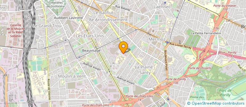 localisation de l'entreprise CRECHE FAMILIALE ASSOCIATIVE DU 8EME à LYON